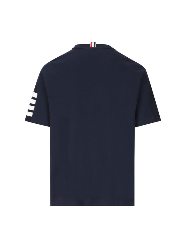 4-Bar Cotton Short Sleeve T-shirt