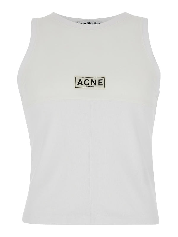 Logo Patch Sleeveless Top