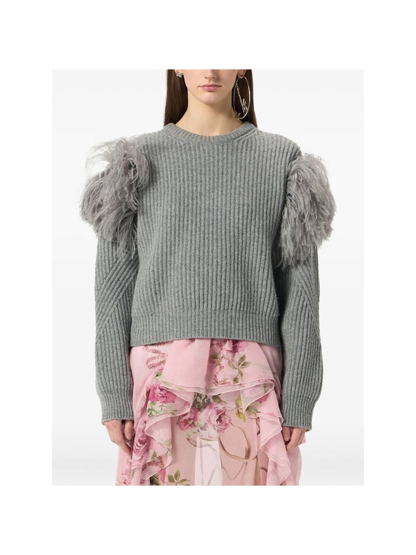 Blumarine Grey Knitted