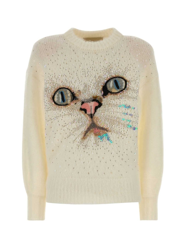 Valentino White Knitted