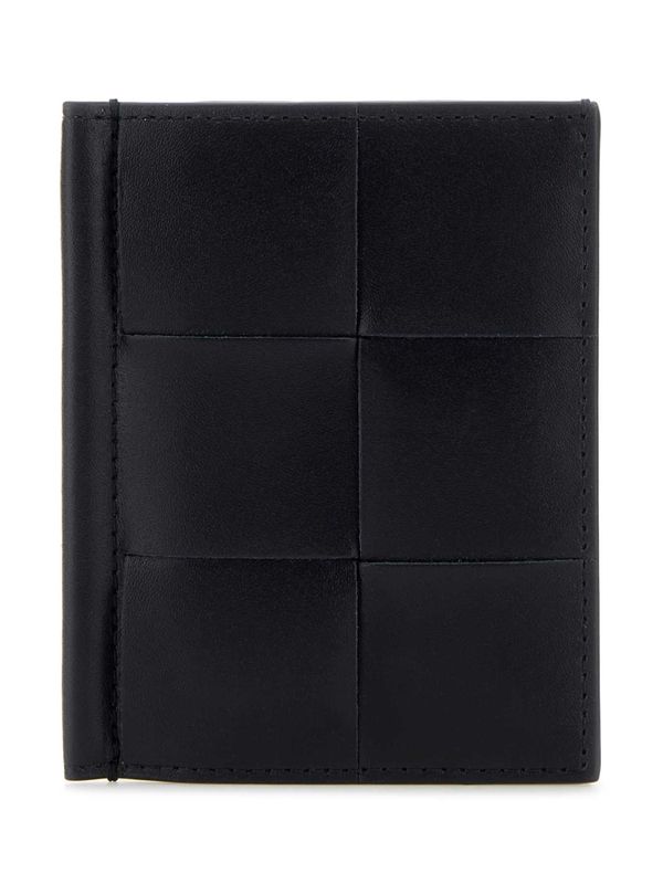 Cassette Intrecciato Leather Card
  Wallet