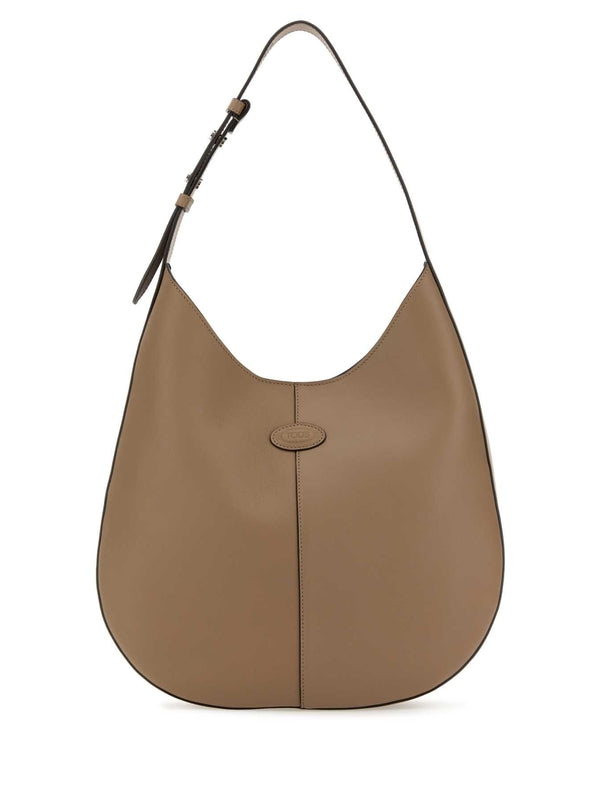 Di 皮革小号单肩包