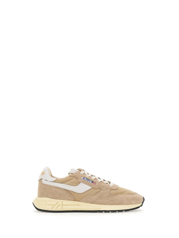 Autry Beige Low Top Sneakers