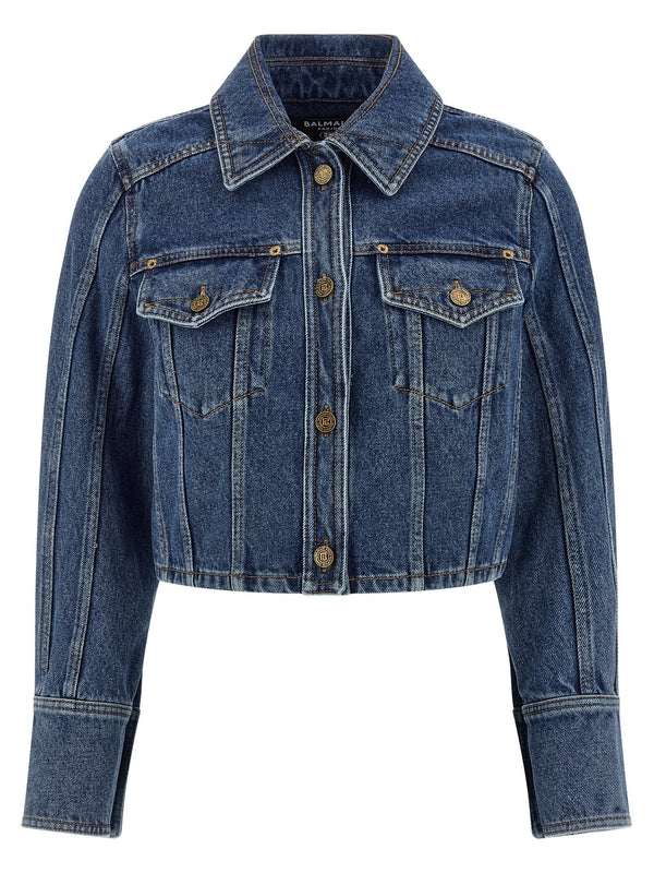 Balmain Blue Trucker