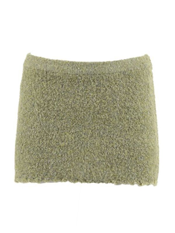 Palmyra Boucle Knit Mini Skirt