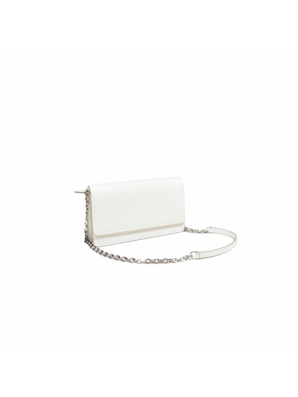 Woc Stitch Chain Leather Wallet