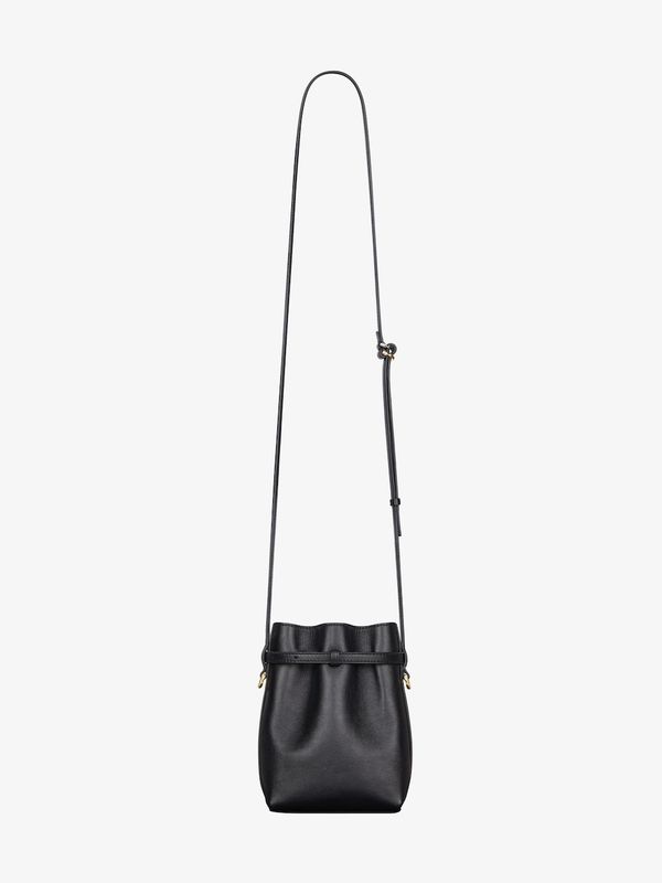 Voyou Buckle Leather Crossbody Bag