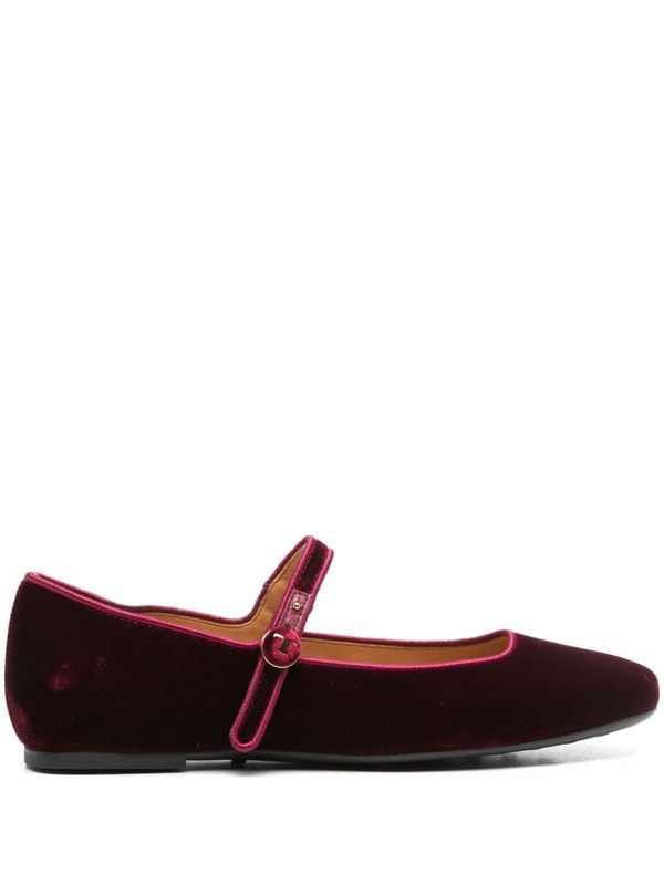 Velvet Flat Shoes