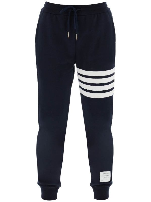 4-Bar Cotton Jogger Pants - Jente