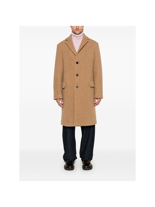 Single Breasted Wool Coat