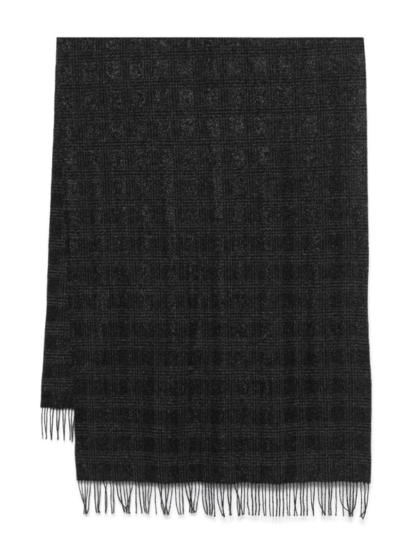 Check Pattern
  Fringe Scarf