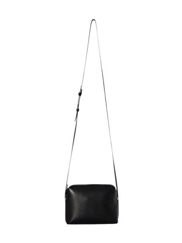 Regent Black Leather Shoulder Bag