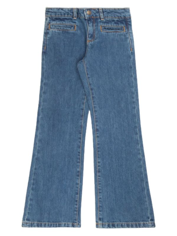 Cotton Denim Pants