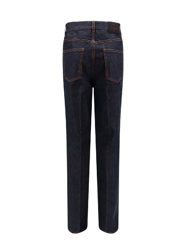 コントラストステッチデニムパンツ