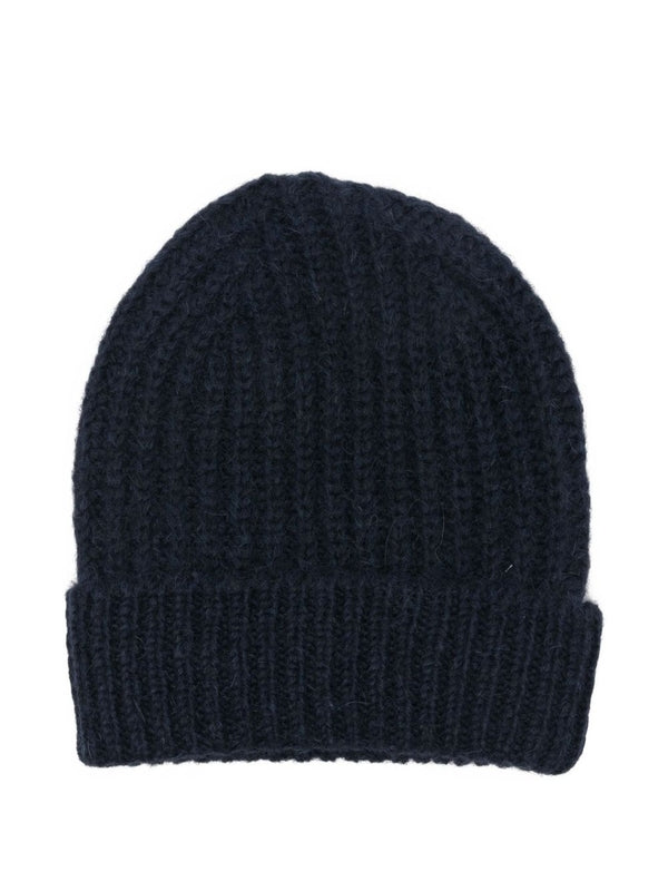Closed Navy Beanie