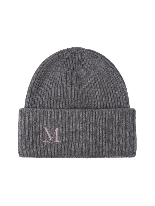 Logo Embroidered Cashmere Beanie