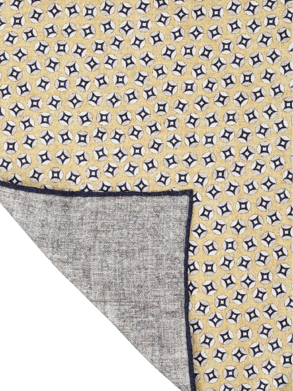 Graphic Pattern Silk Handkerchief