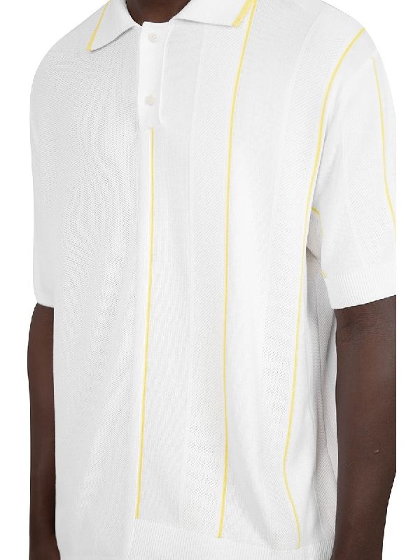 Asymmetric Short Sleeve Polo Shirt