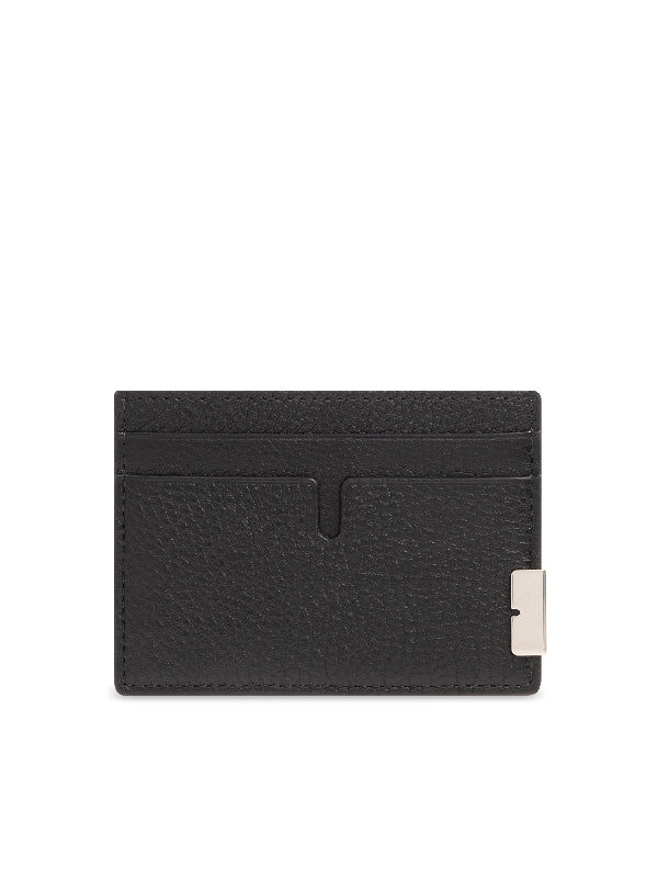 B Cut Leather Cardholder