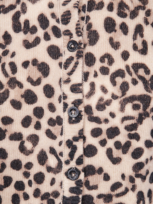 Semi-Couture Leopard Brown Cardigan