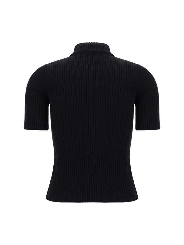 Courrèges - Reedition Logo Patch Knit - Jente