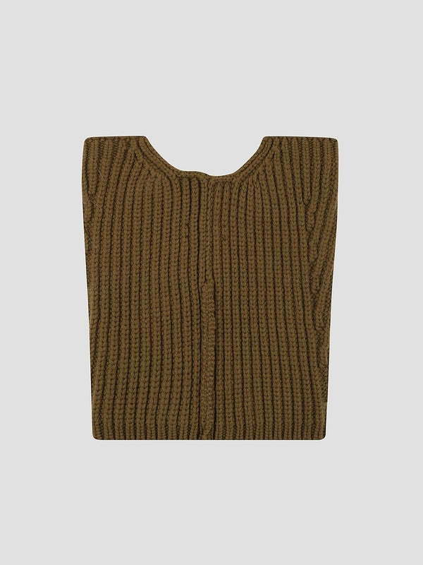 Dries Van Noten Green Wool Mufflers