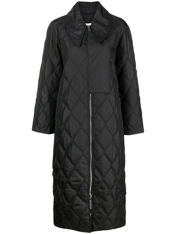 Ripstop
  Quilted Zip-Up Coat