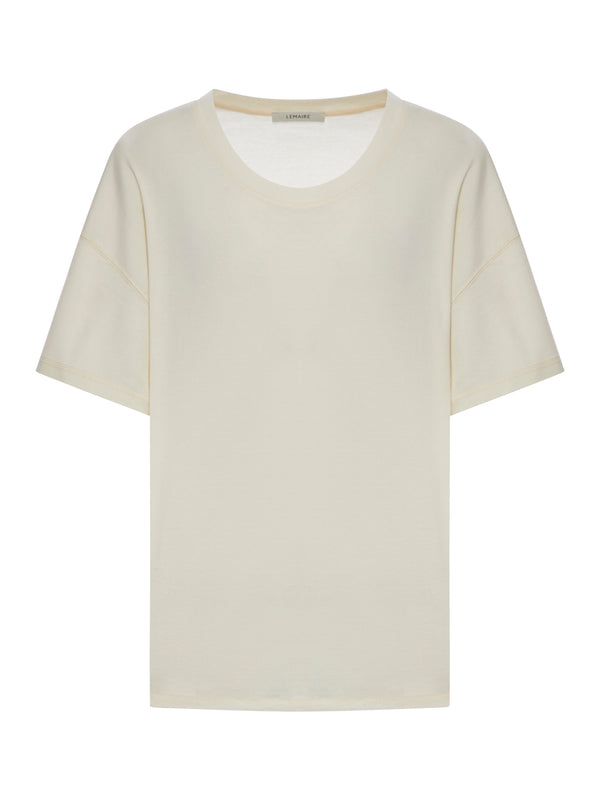 Seamless Crewneck Cotton Short
  Sleeve T-Shirt