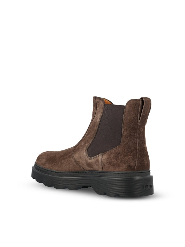 Tod's Brown Chelsea Boots