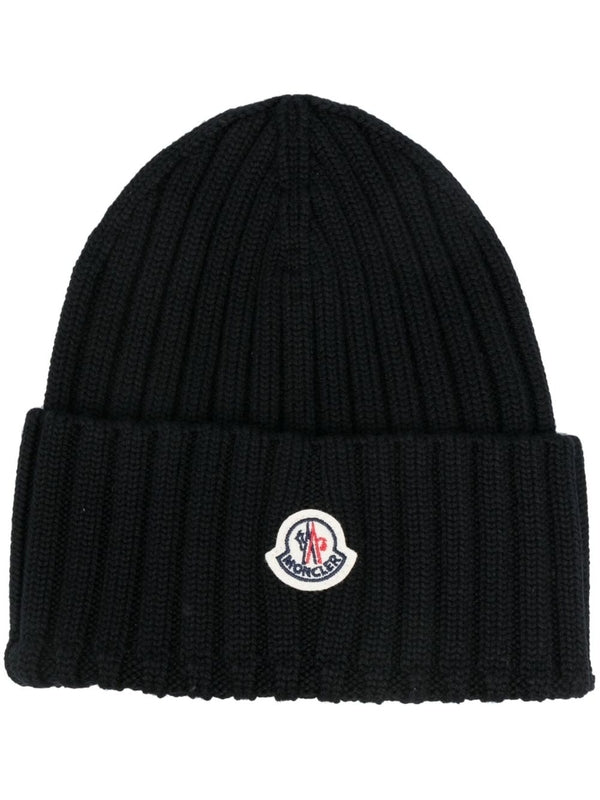 Logo Patch Wool Beanie