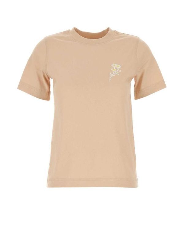 Back Flower Printing Cotton
  Short-Sleeve T-Shirt