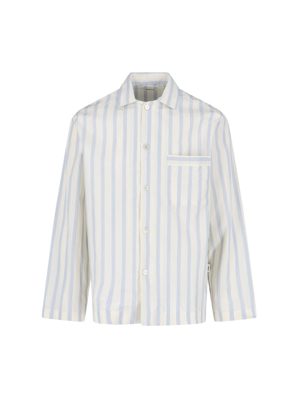 Striped Cotton Pajama Shirt