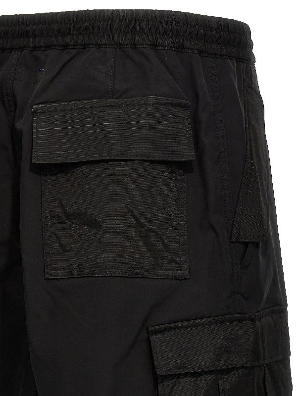 Black Drawstring Cargo Pants