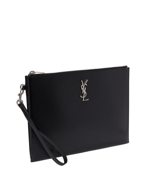 Cassandra Logo Decoration Clutch Bag