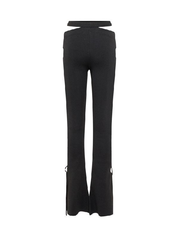 Cutout Flare Pants