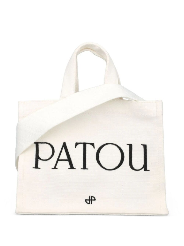 Logo Canvas Small Tote Bag
