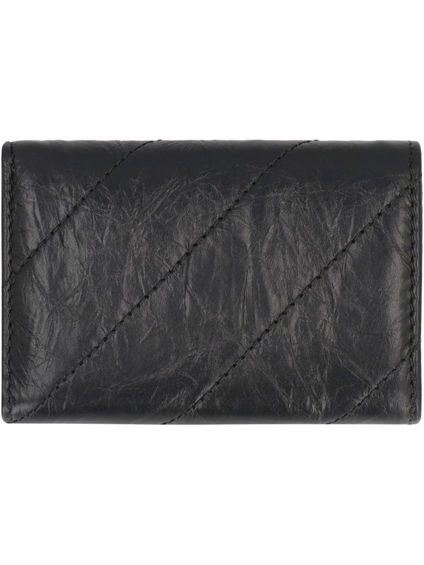 B Icon Quilted Leather Wallet