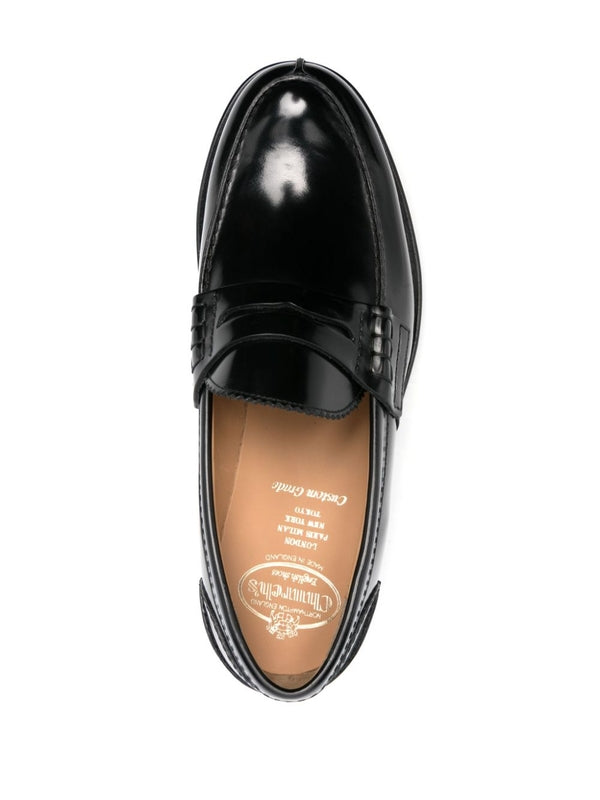 Black Calfskin Loafers