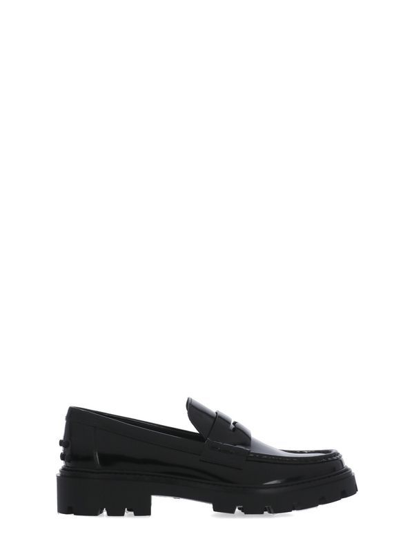 Black Chunky Sole Penny
  Loafers