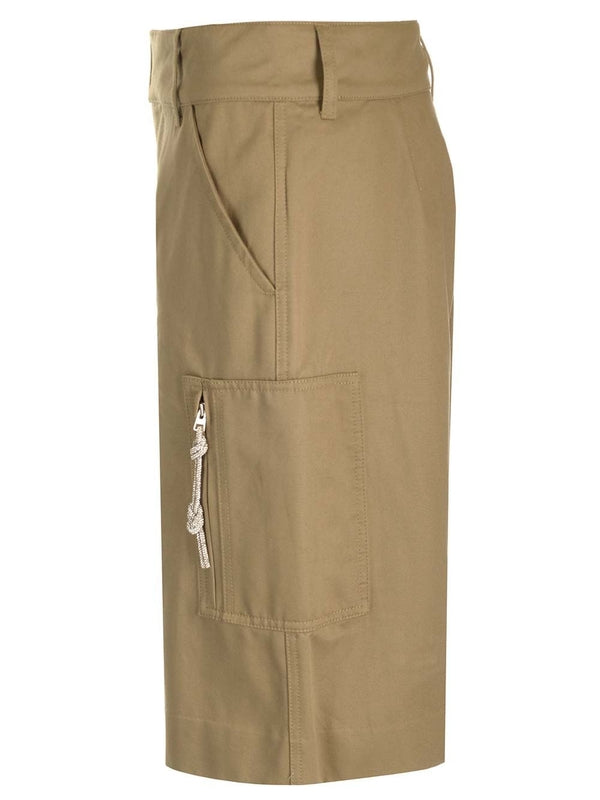 Nina Canvas Cargo Shorts