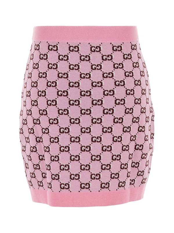 Allover Logo
  Jacquard Wool Skirt