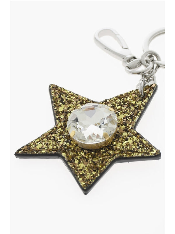 Star Glitter Decoration Keyring