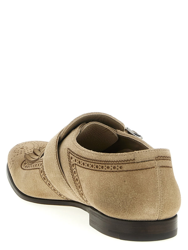 Church'S Beige Monkstraps