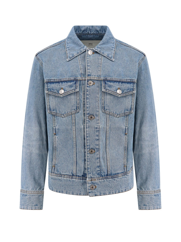 Back Logo Patch Denim Jacket