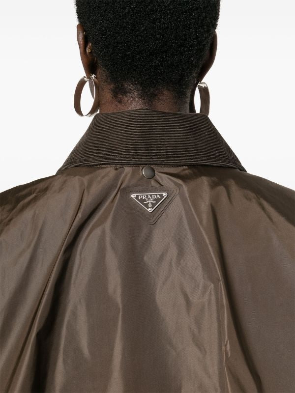 Back Triangle Logo Nylon Jacket