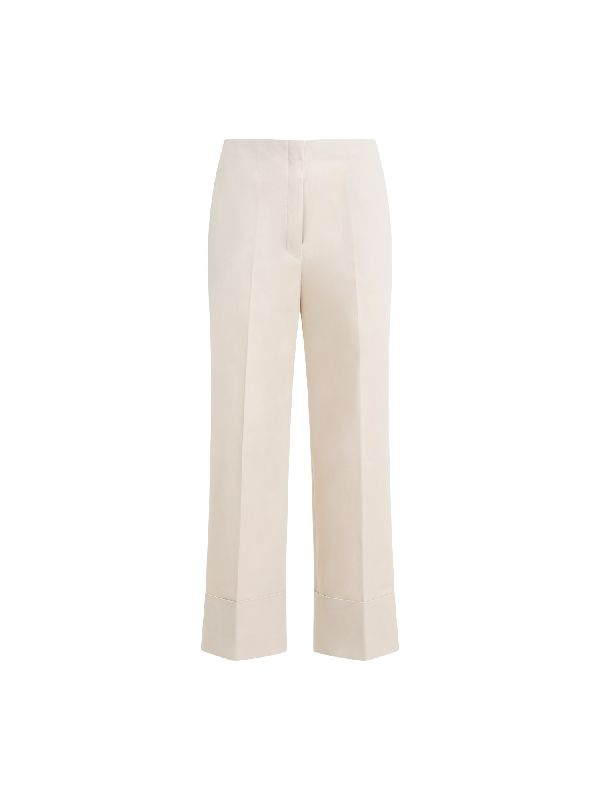 Straight Cotton Pants