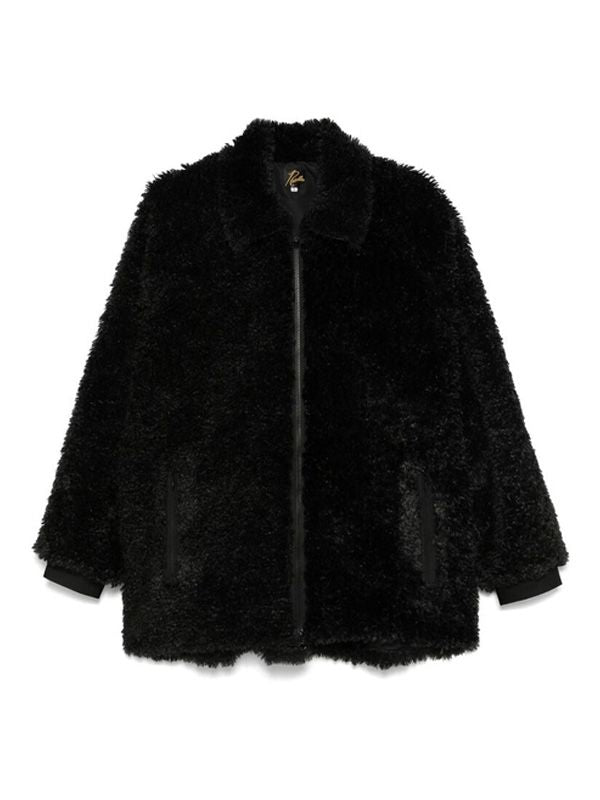 Faux Fur Zip-up Jacket