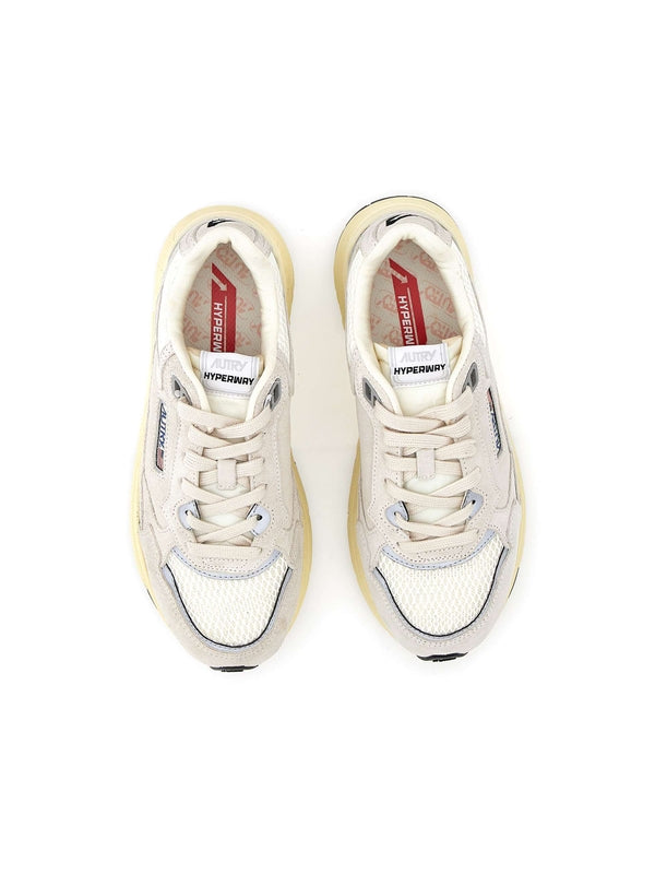 Autry Beige Low Top Sneakers