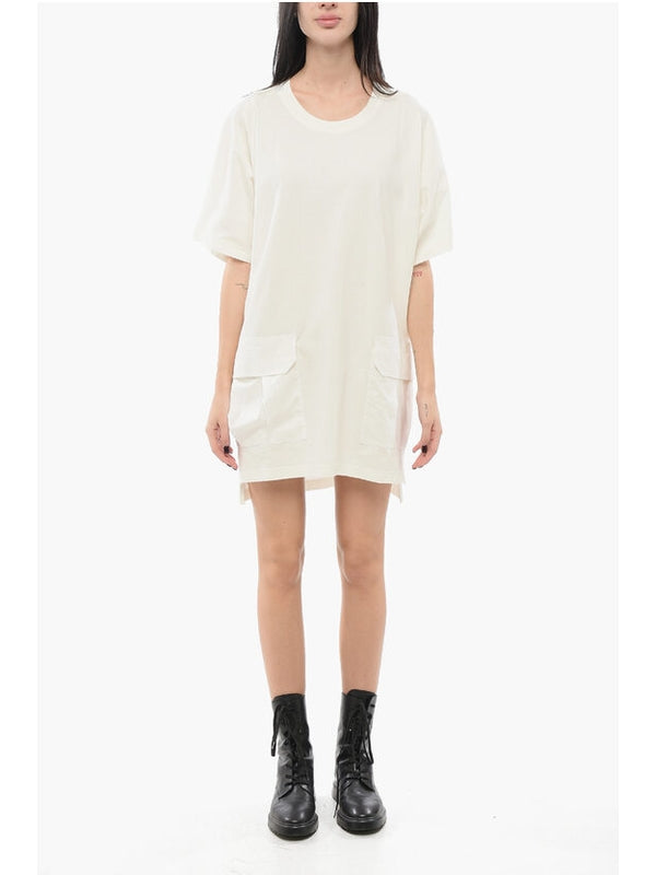 Y-3 White Mini Dress