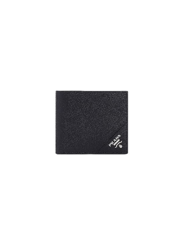 Triangle Logo Saffiano Bifold
  Wallet